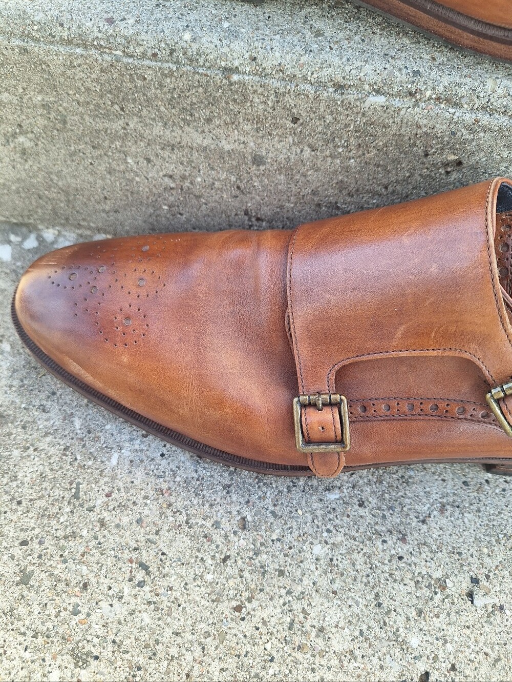 Cole Haan Hamilton Double Monk Strap Shoes Size 14 - Picture 2 of 10